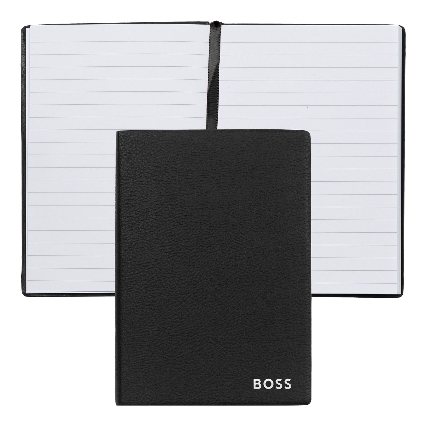 Boss A6 notitieboekje essential black lined