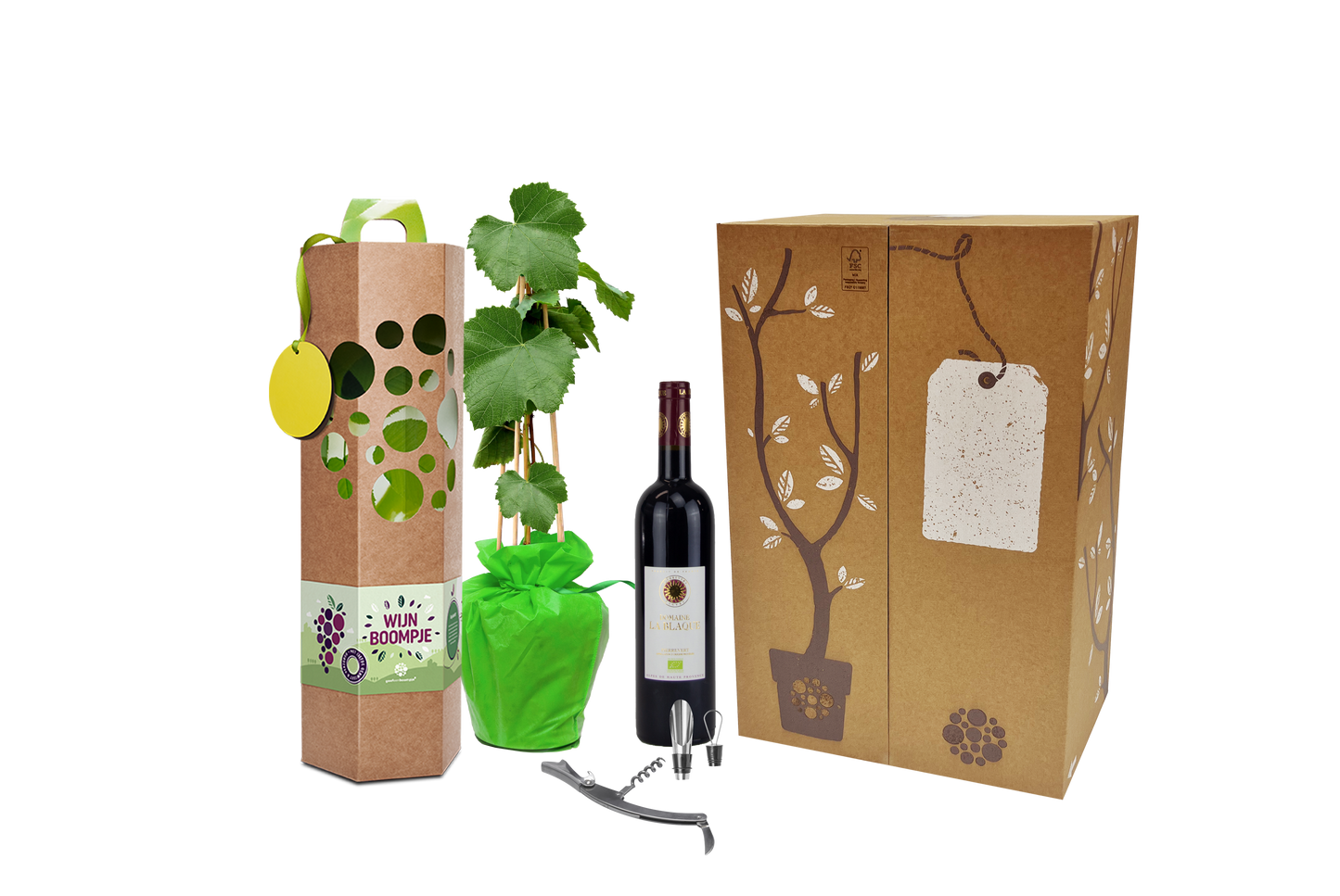 Cadeaupakket Wijnboompje