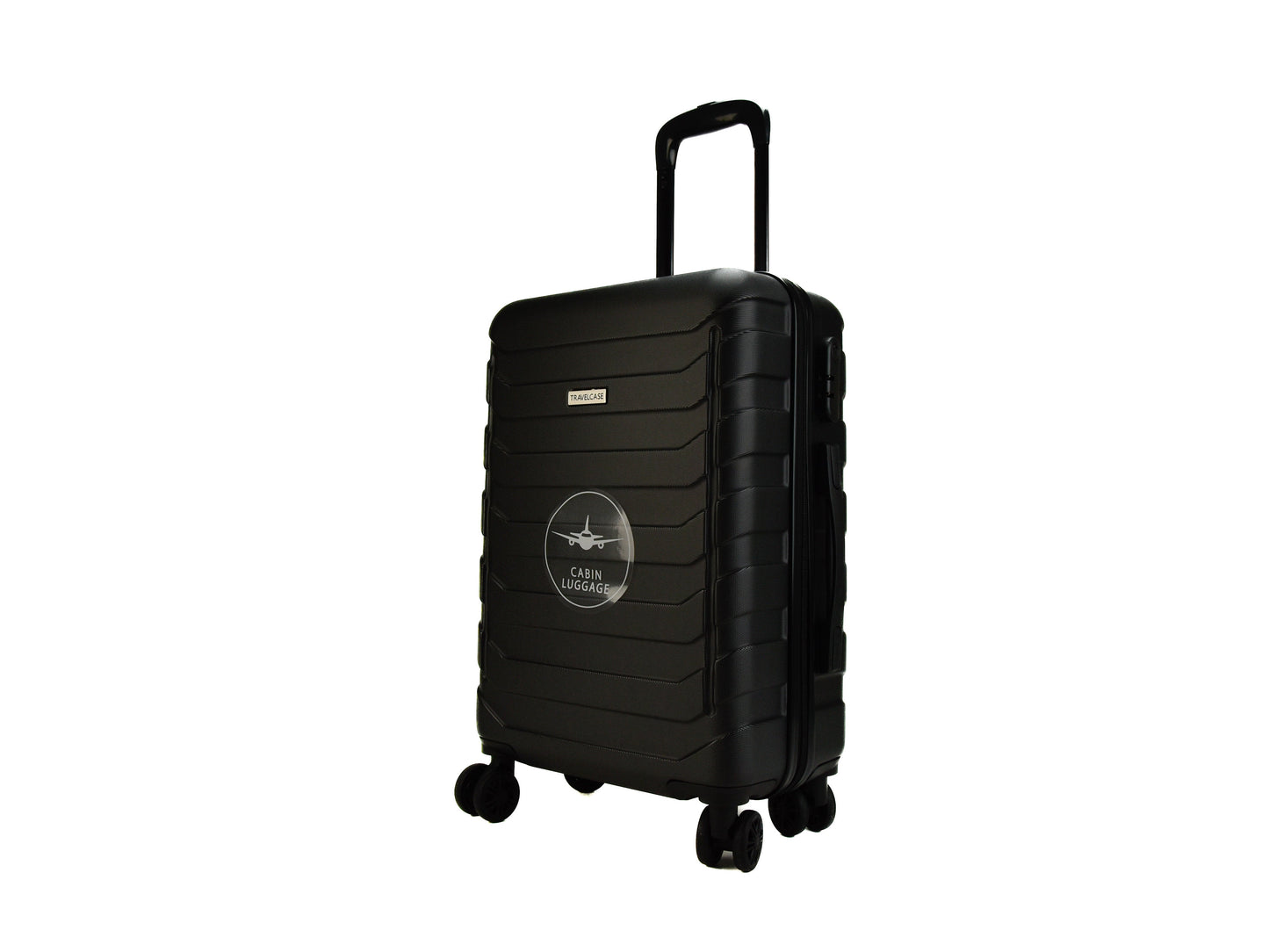 Trolley 20" travelcase zwart,38 x 55 x 22 cm