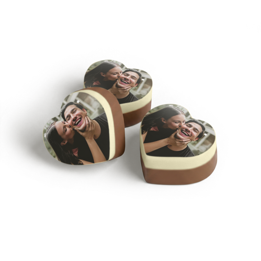 Bonbon hart massief - 12 stuks