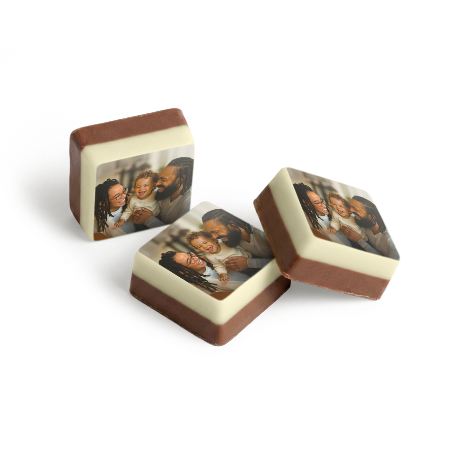 Bonbon vierkant massief - 12 stuks