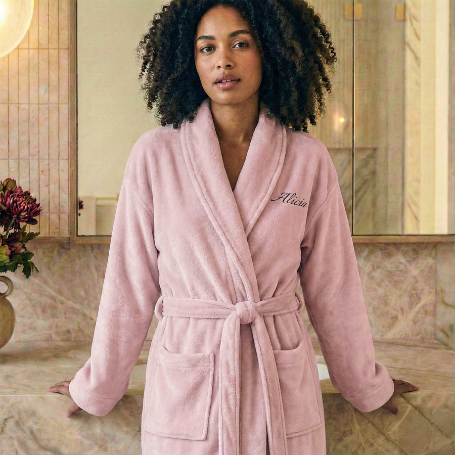 Badjas Dames - Roze (S/M)