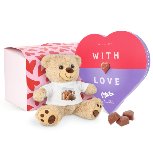 Teddybeer - Milka hart