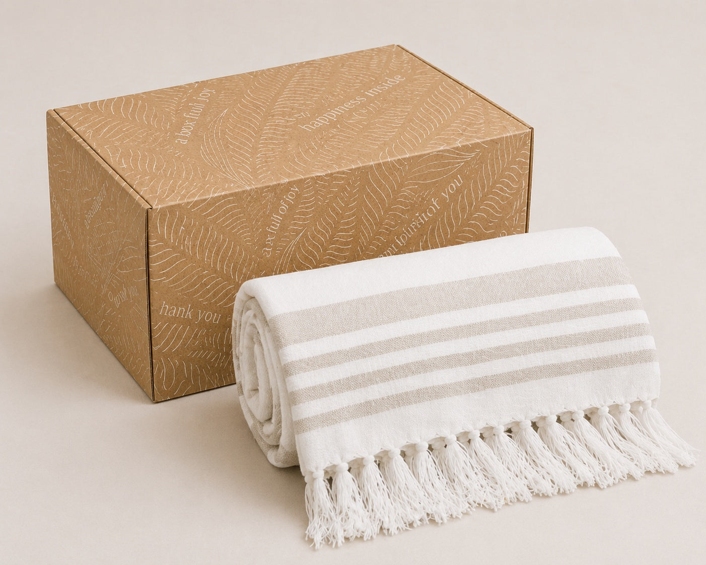 Hammam Doek, 180x100cm, creme-wit