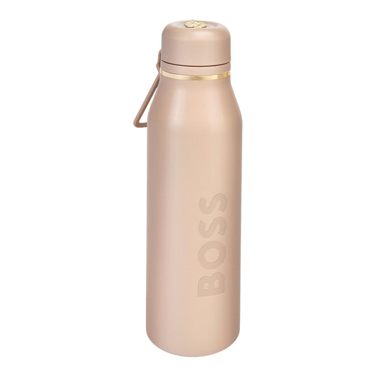 Hugo Boss isotherme fles double b nude & gold
