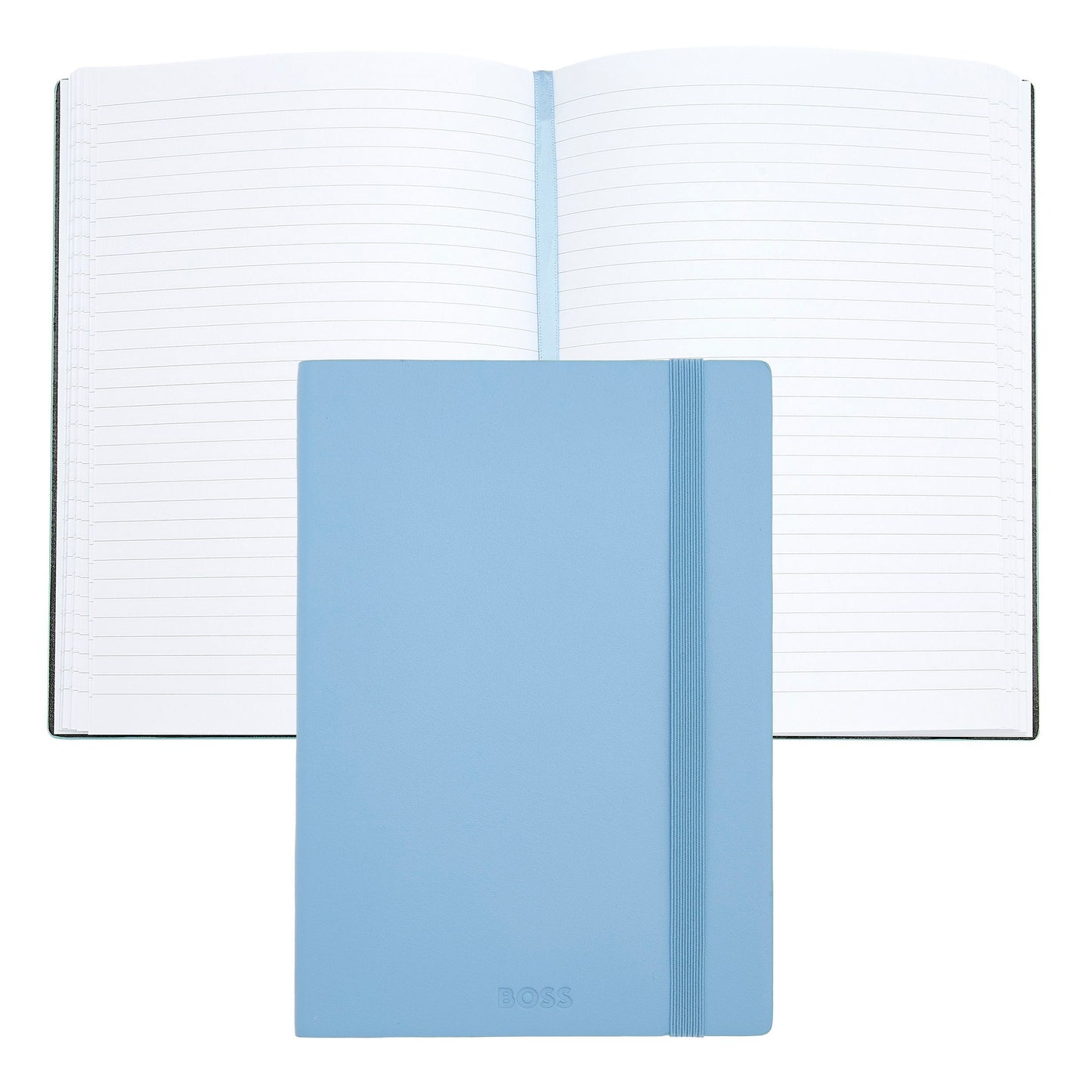 Boss A5 notitieboekje pastel classic light blue lined