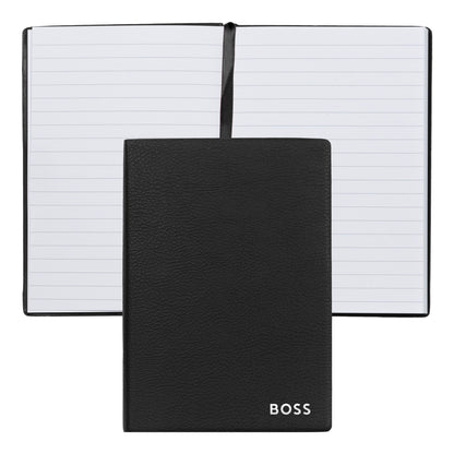 Boss A6 notitieboekje essential black lined