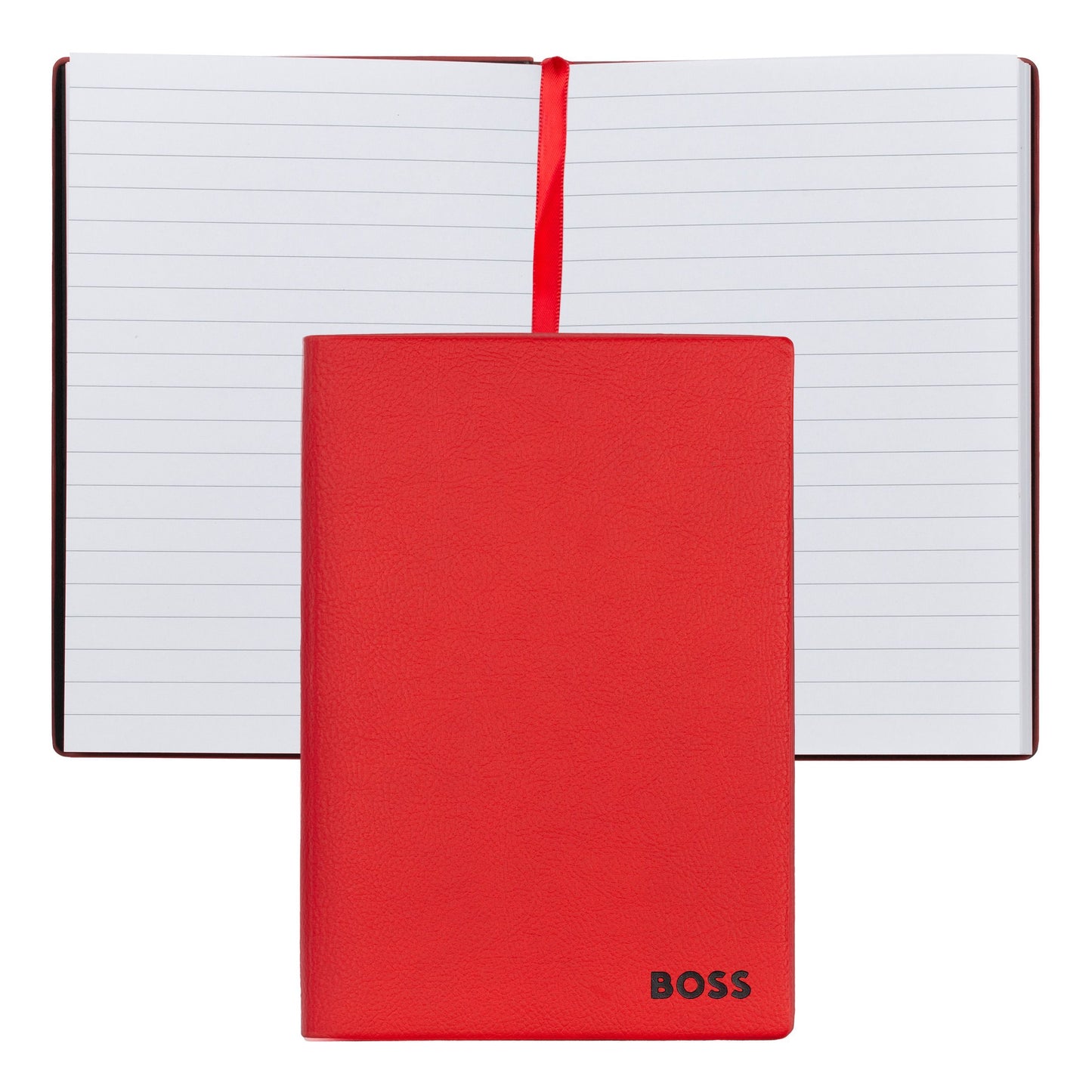 Boss A6 notitieboekje essential red lined