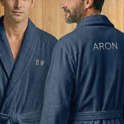 Badjas Heren - Blauw (L/XL)
