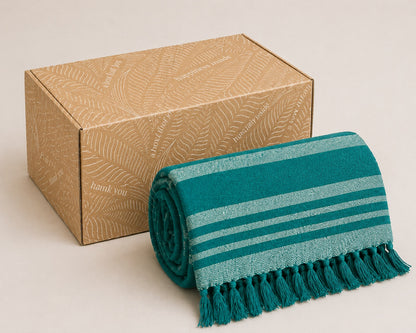 Hammam Doek, 180x100cm, groen