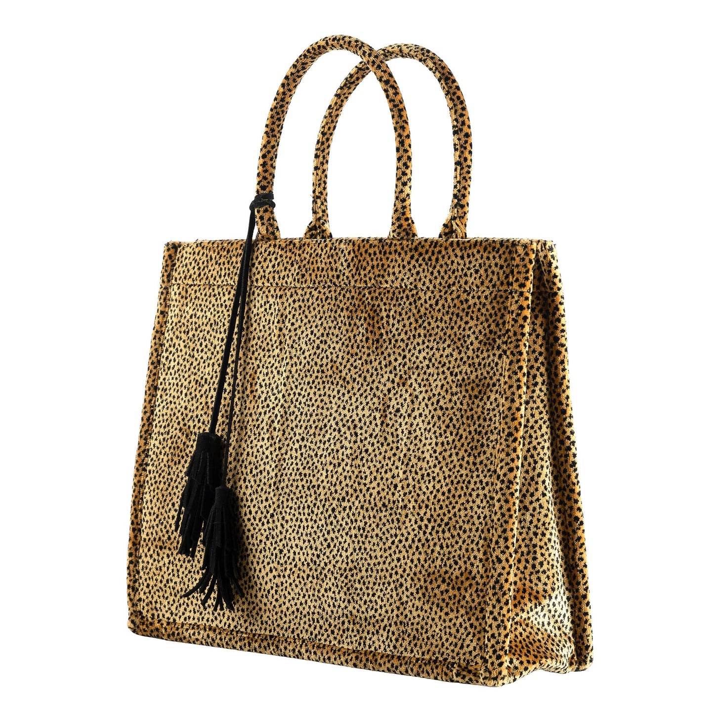 Tote Bag Bruin Print 43x34x13cm