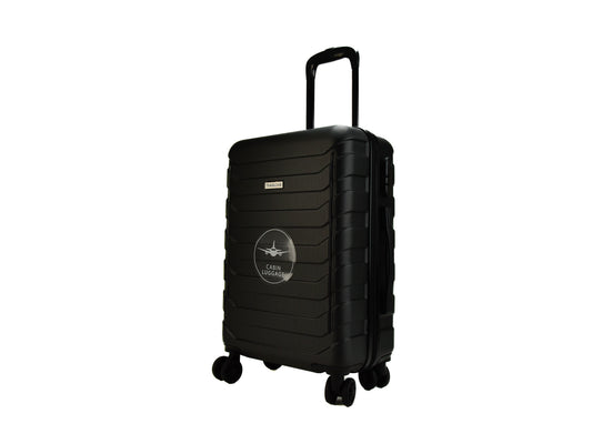 Trolley 20" travelcase zwart,38 x 55 x 22 cm