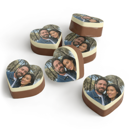 Bonbon hart massief - 12 stuks