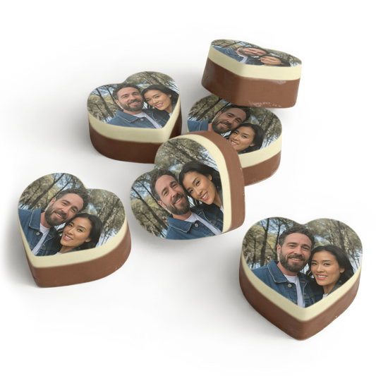 Bonbon hart massief - 12 stuks