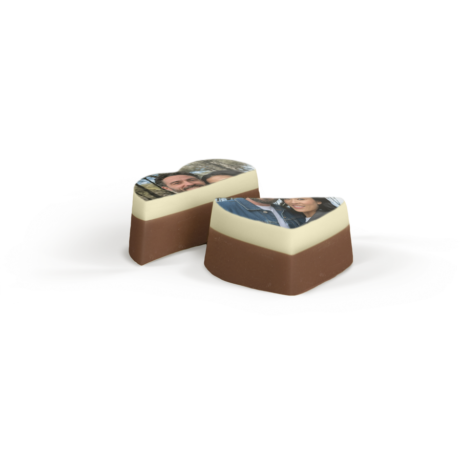 Bonbon hart massief - 12 stuks