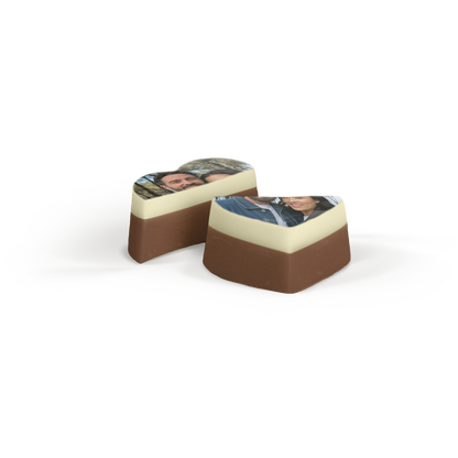 Bonbon hart massief - 12 stuks