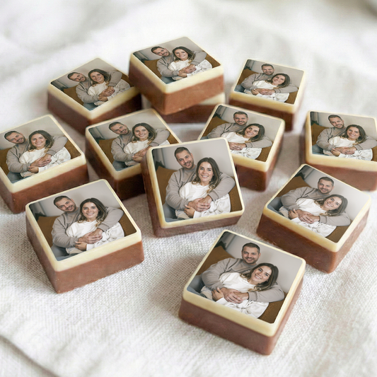 Bonbon vierkant massief - 12 stuks