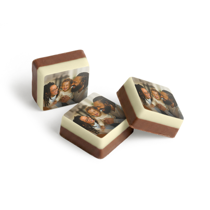 Bonbon vierkant massief - 12 stuks