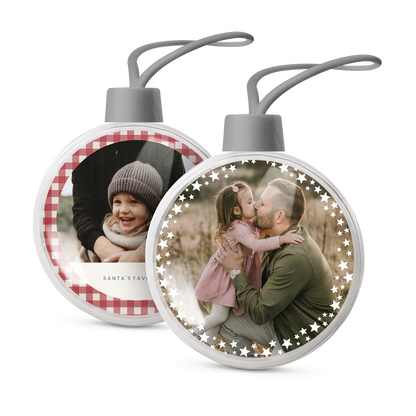 Kerstballen met foto - 2 stuks