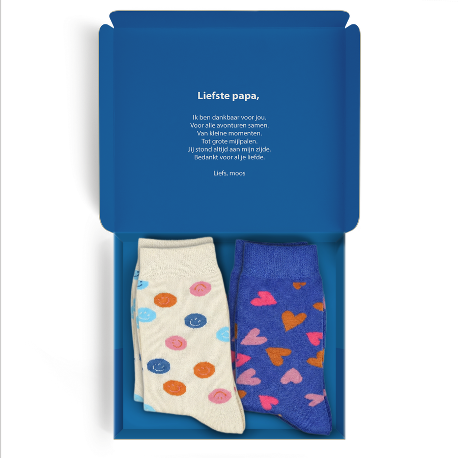 Sokken giftbox - 2 paar sokken - 43/46