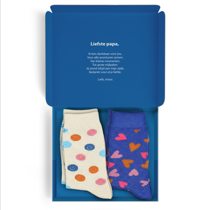 Sokken giftbox - 2 paar sokken - 43/46