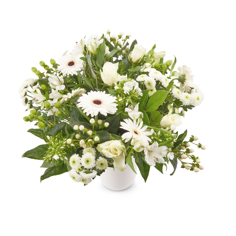Boeket met witte bloemen