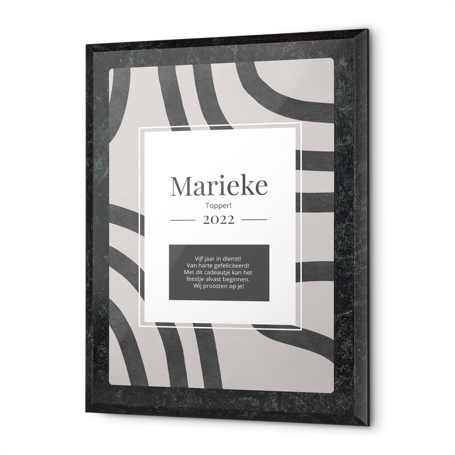 Oorkonde - Marmer look