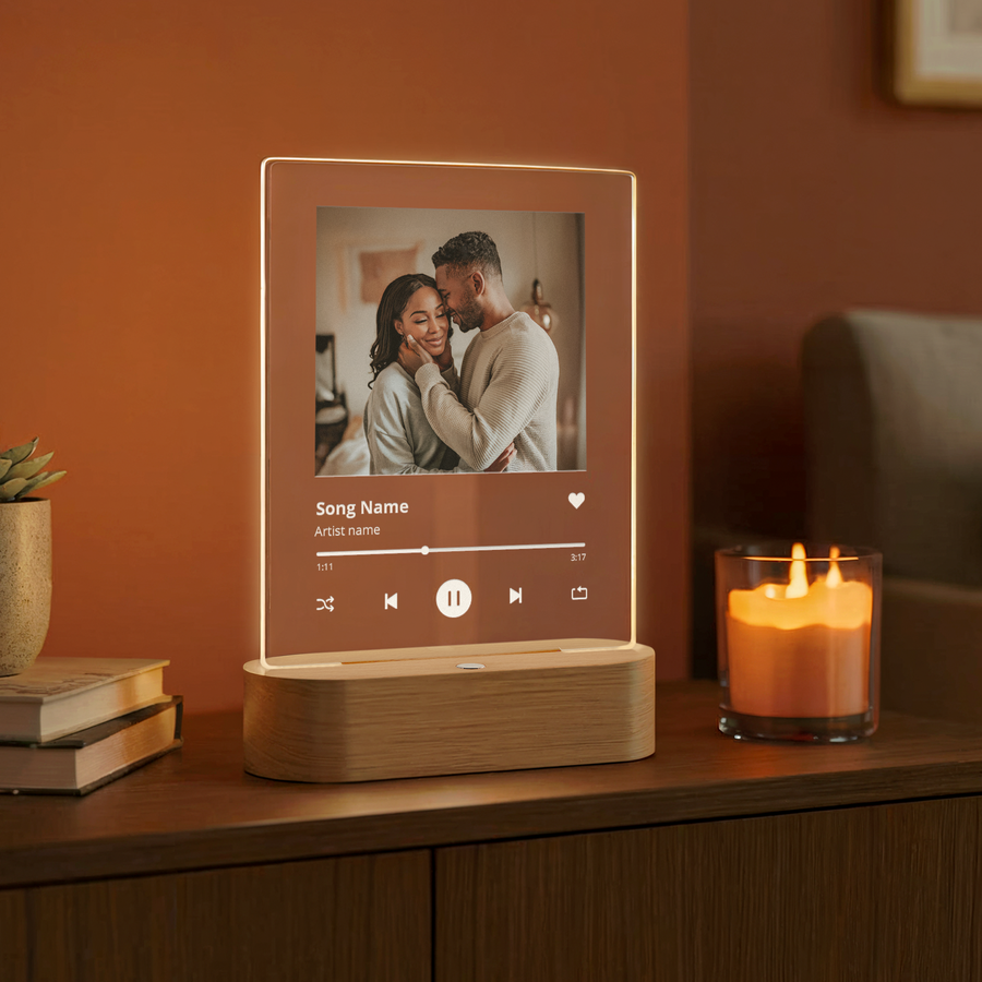 Lamp met Spotify design 