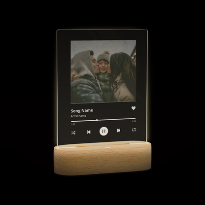 Lamp met Spotify design 