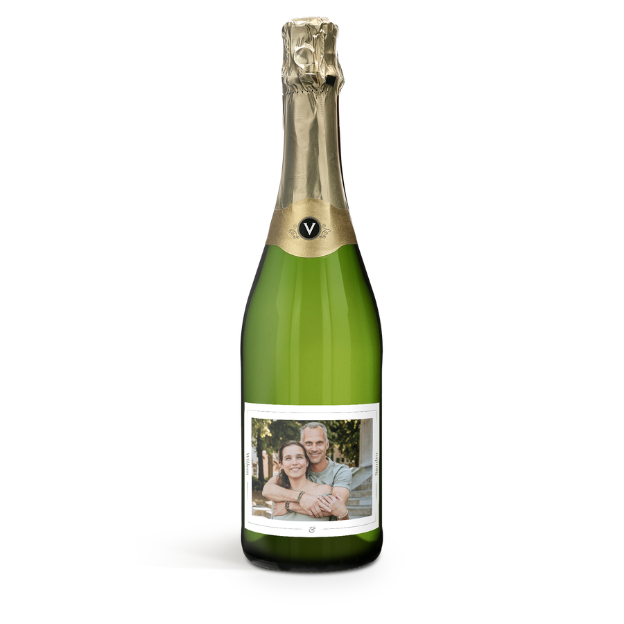 Vintense Blanc alcoholvrij - Met bedrukt etiket