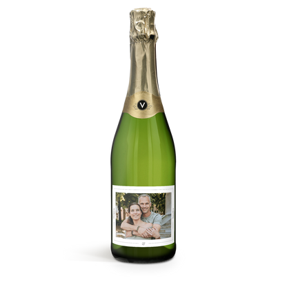 Vintense Blanc alcoholvrij - Met bedrukt etiket