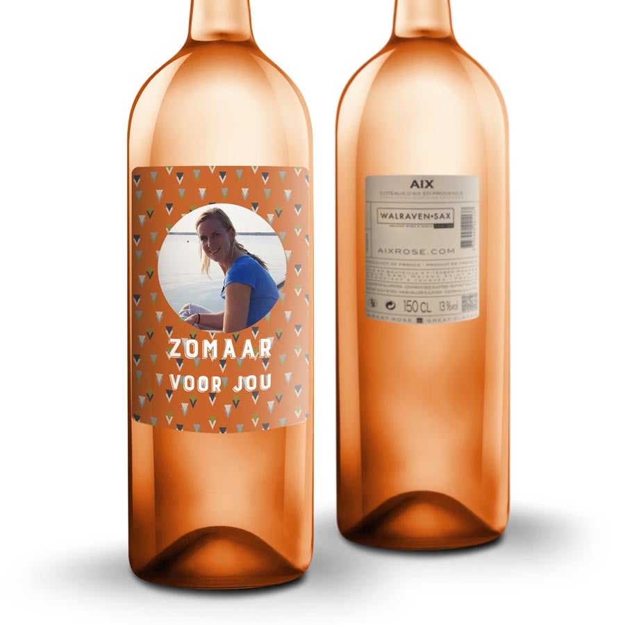 AIX rosé Magnum - Met bedrukt etiket