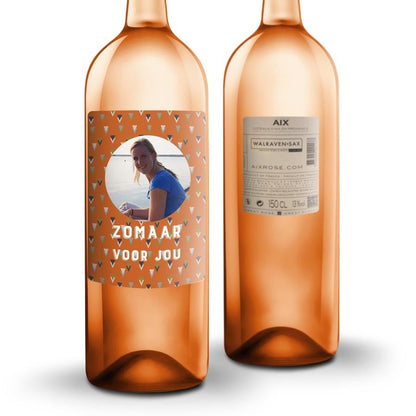 AIX rosé Magnum - Met bedrukt etiket