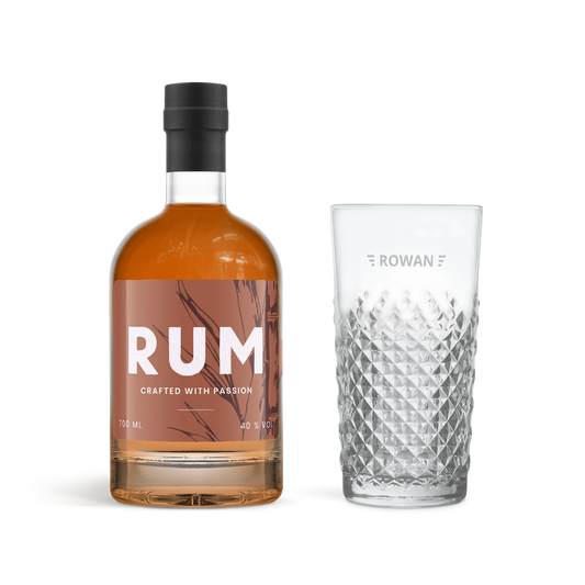 Dark Rum - Gegraveerd glas