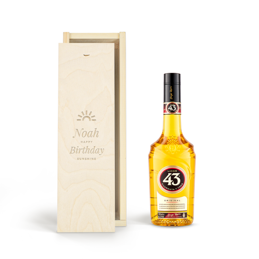 Licor 43 - In gegraveerde kist