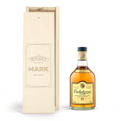 Dalwhinnie whisky - In gegraveerde kist