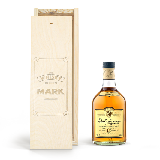 Dalwhinnie whisky - In gegraveerde kist