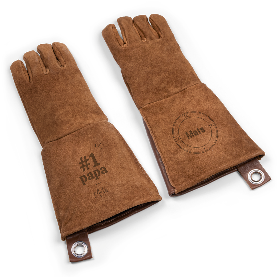 Leren BBQ handschoenen