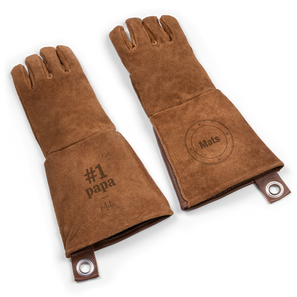 Leren BBQ handschoenen