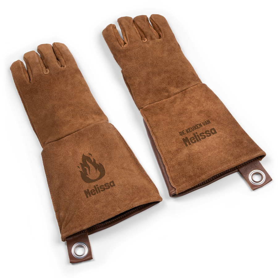 Leren BBQ handschoenen