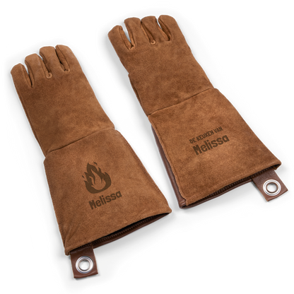 Leren BBQ handschoenen
