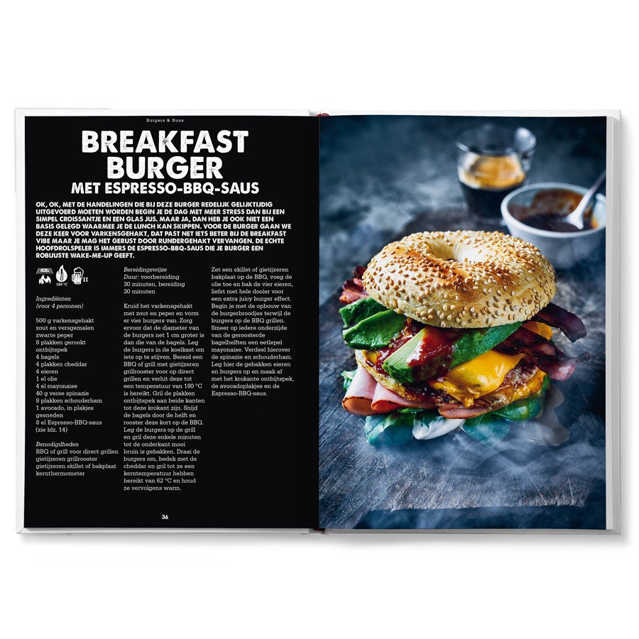 "Burgers & BBQ Bites" - Hardcover