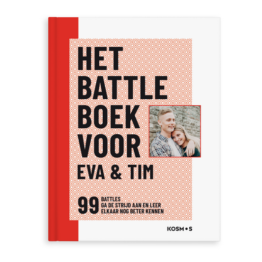 Het Battle boek voor koppels met naam en foto - Hardcover