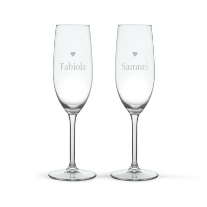 Riondo Prosecco Spumante - Met gegraveerde glazen