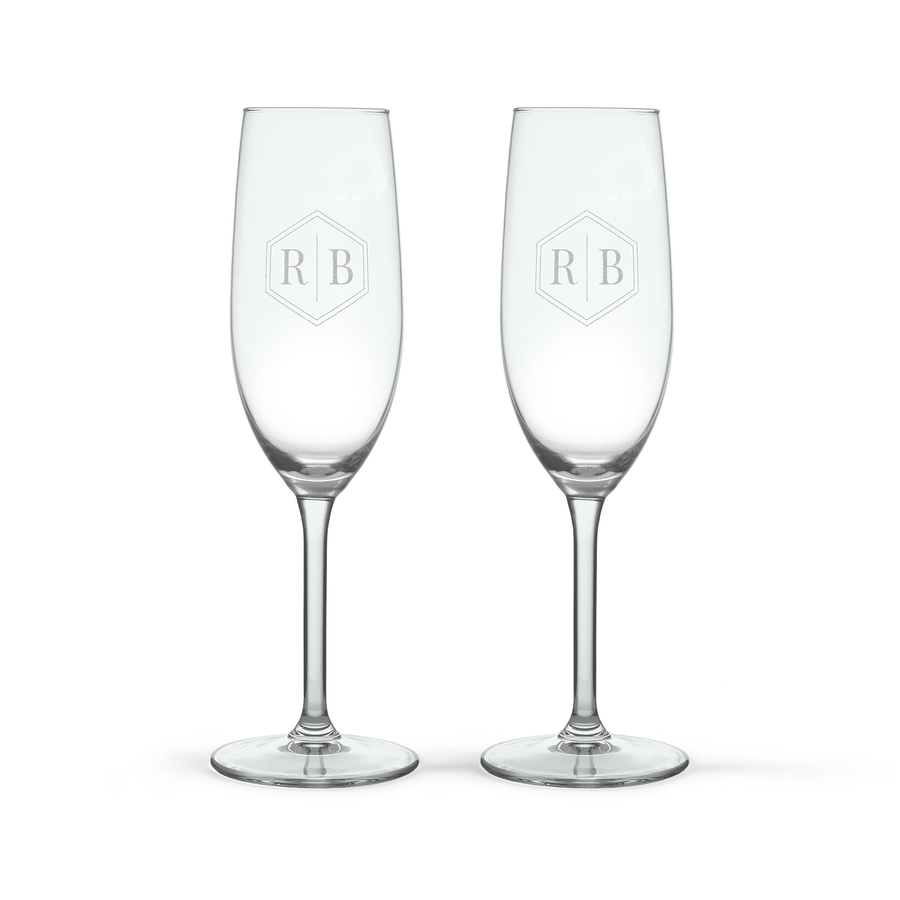 Riondo Prosecco Spumante - Met gegraveerde glazen
