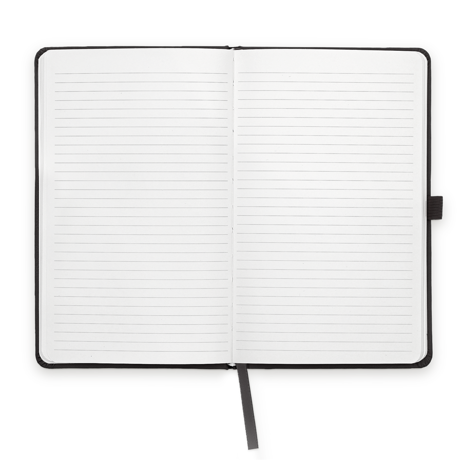 Notitieboek met naam - Zwart