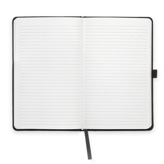Notitieboek met naam - Zwart