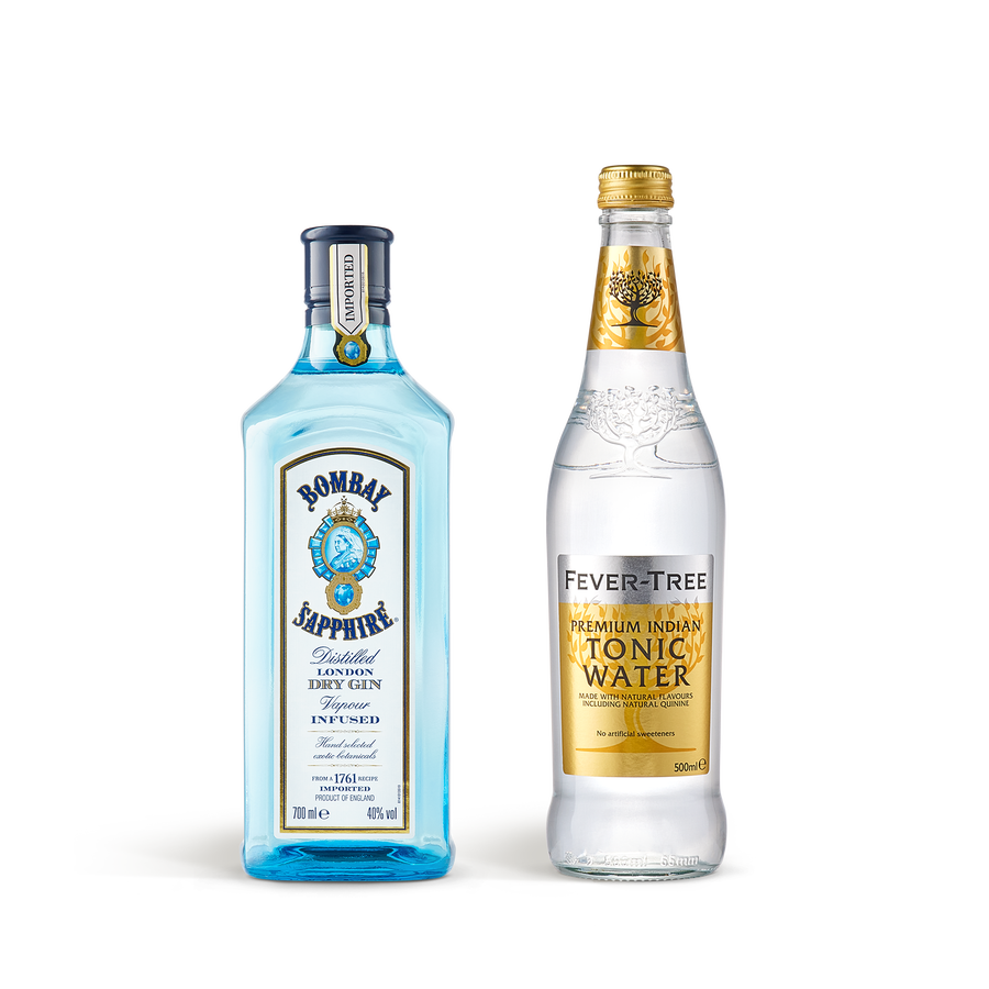 Gin-tonic pakket - Bombay Sapphire