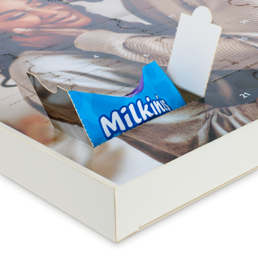Milka favourites adventskalender - eigen design