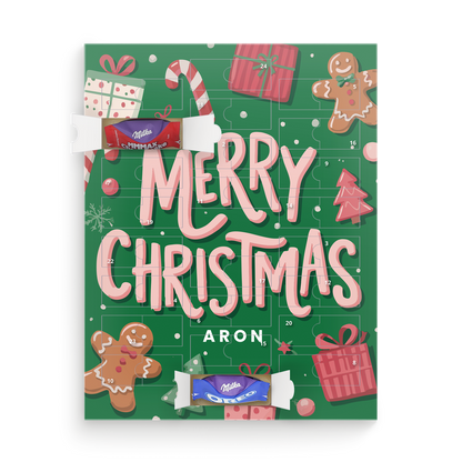 Milka favourites adventskalender - eigen design